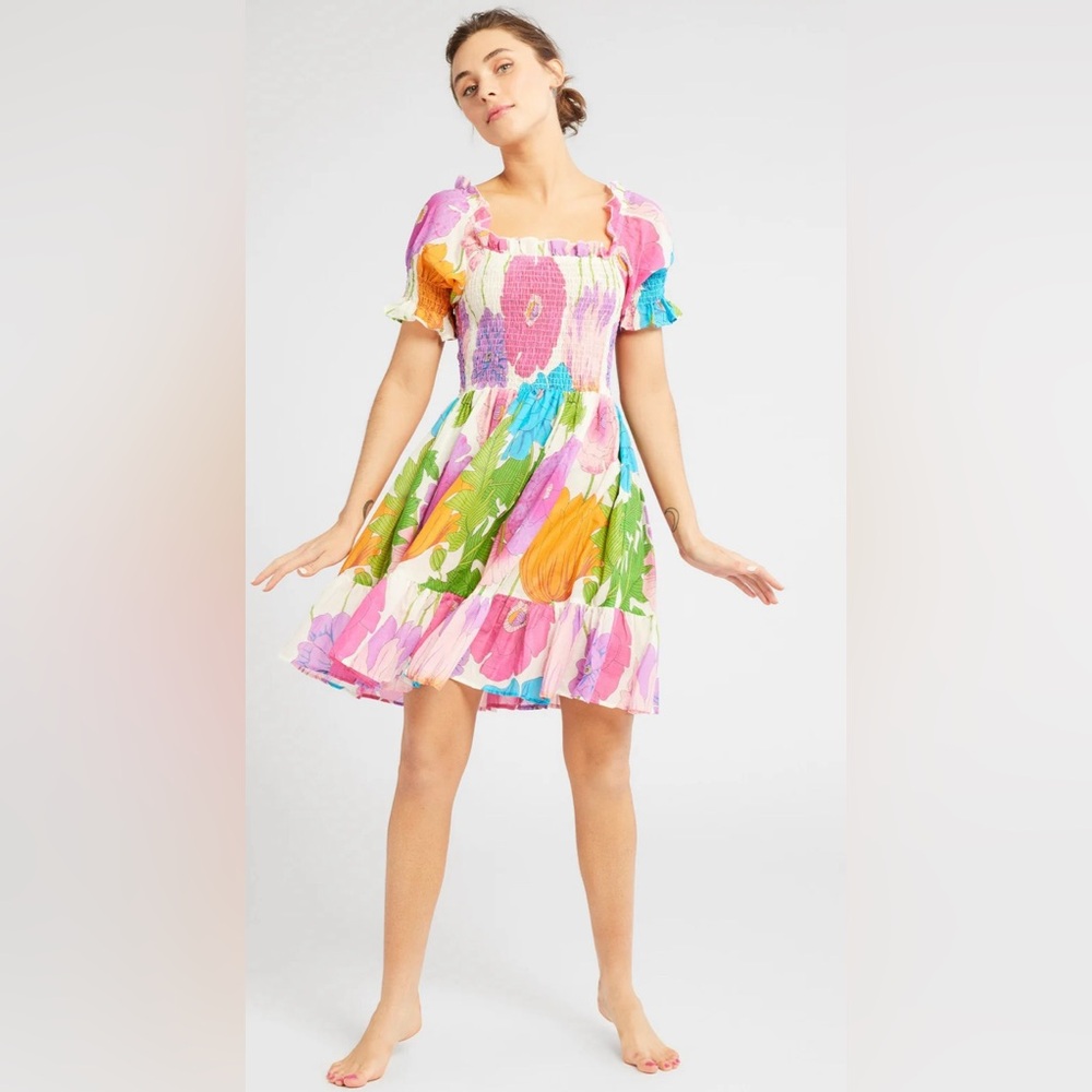 Mille Kiki Mini Dress in Sedgwick Floral Size Large New